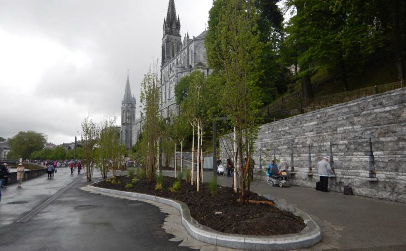 Visite : aménagement de la grotte de Lourdes