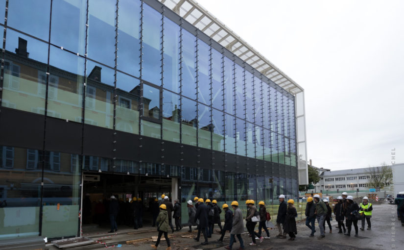 Visite du Chantier des Halles