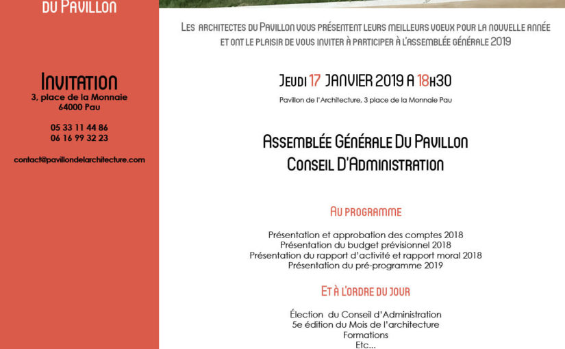 Invitation / ASSEMBLÉE GÉNÉRALE 2019